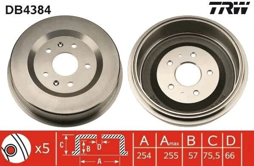 Tambour de frein TRW DB4384 : stop aux vibrations sur Freelander 1