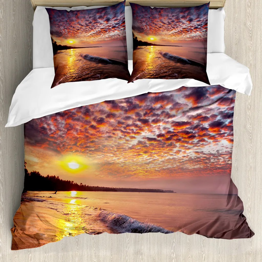 Copripiumino ABAKUHAUS Tramonto Spiaggia 200x200 Antiacaro | Offerta