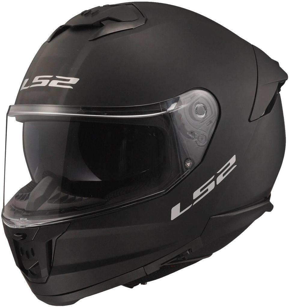 LS2 FF808 Stream II Solid Helm (nero opaco, L (59/60)) Immagine del prodotto 
