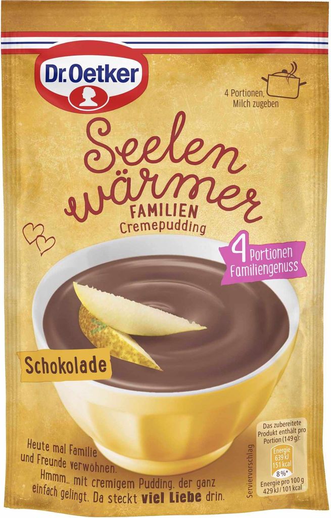 Dr.Oetker Seelenwärmer Familie Schokolade (99g Packung) Produktbild 