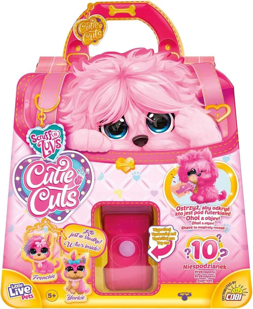 Cobi Little Live Pets Chien Surprise Rose 30146 - Jouet Interactif Enfant