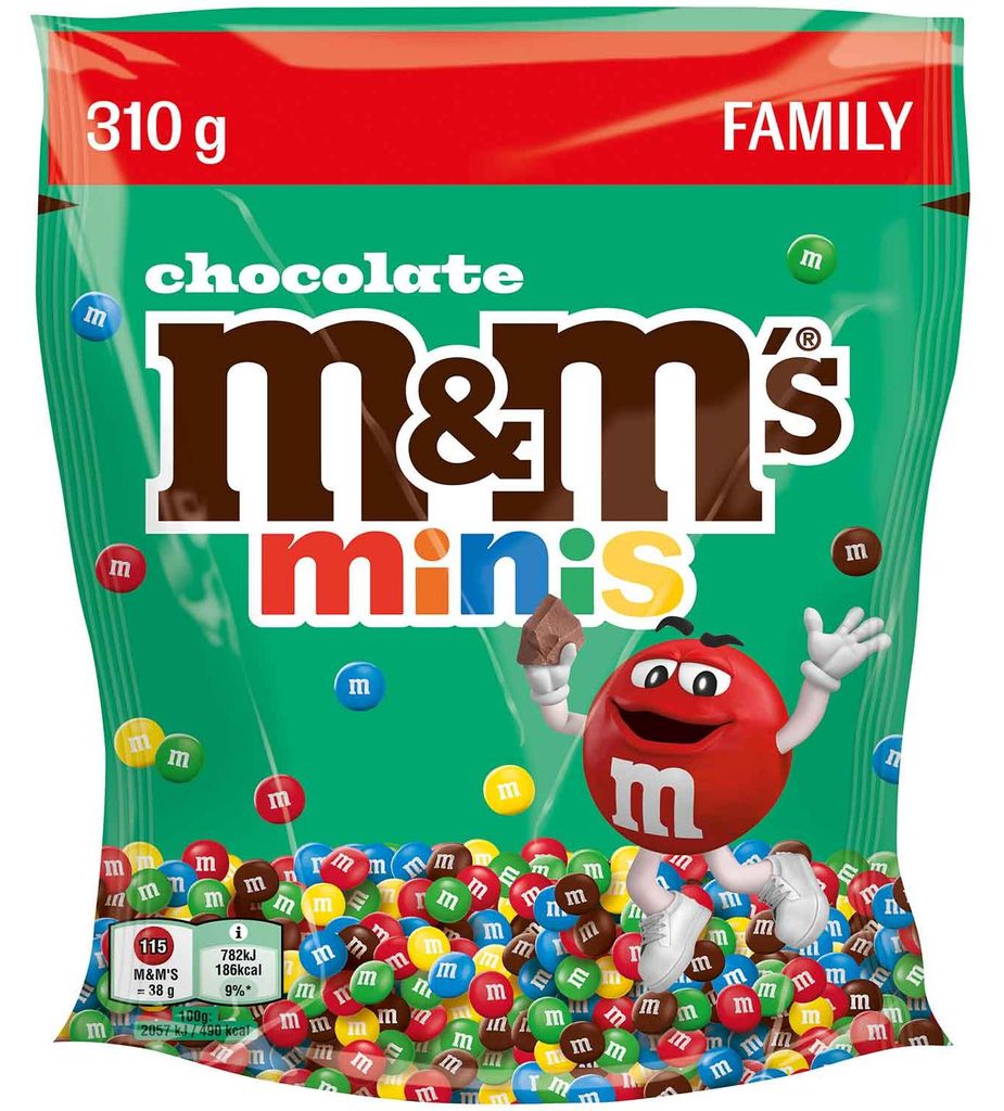 m&m's 465898 Mini Chocolate Schokobonbons 310,0 g Immagine del prodotto 