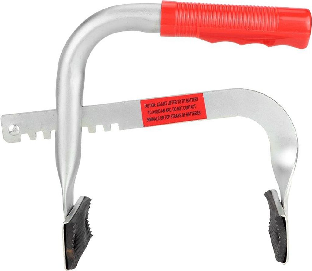 Griffiger Batterieträger, rutschfester Griffträger, langlebig, bequem, verstellbar für 4–1/2 Zoll bis 7–0,64 cm breite Batterien
