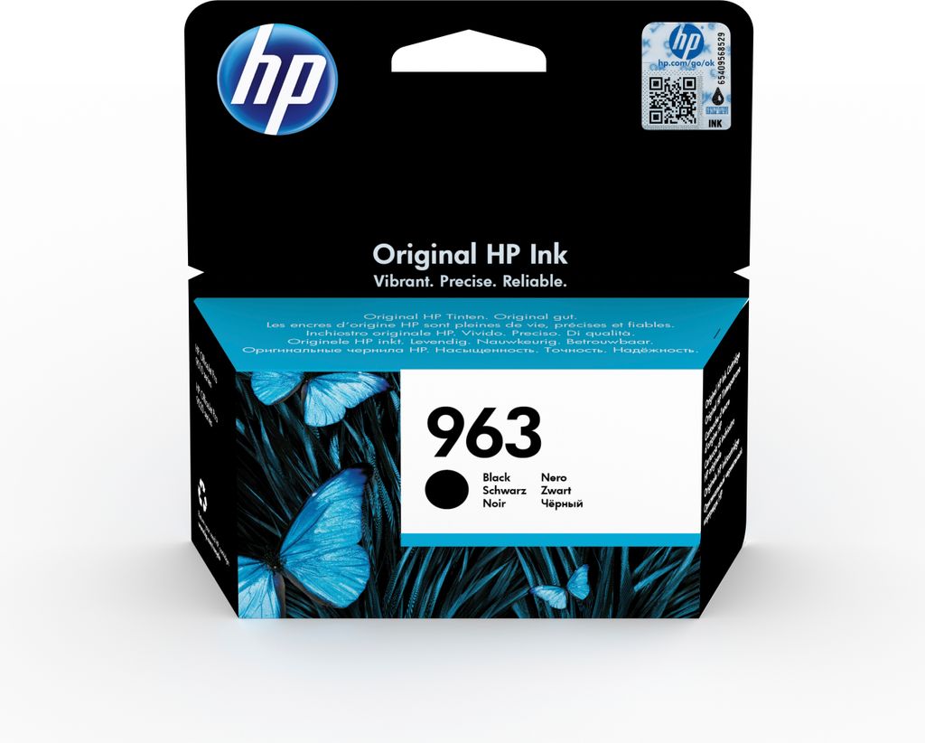 HP 963 Schwarz Original Druckerpatrone Produktbild 