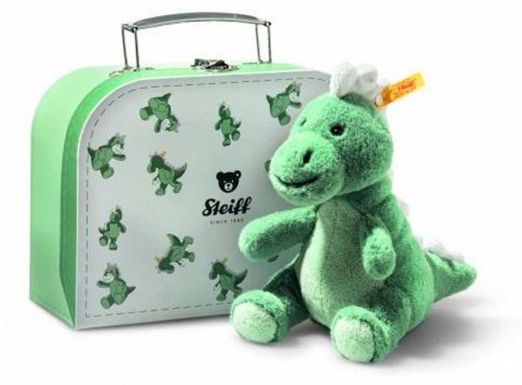 Steiff Kuscheltier Soft Cuddly Friends Baby T-Rex Joshi im Produktbild 
