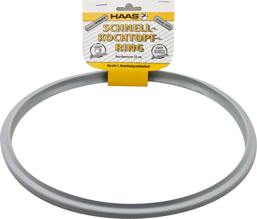 HAAS 3175 Schnellkochtopf Dichtungsring Innen Ø 22 cm Produktbild
