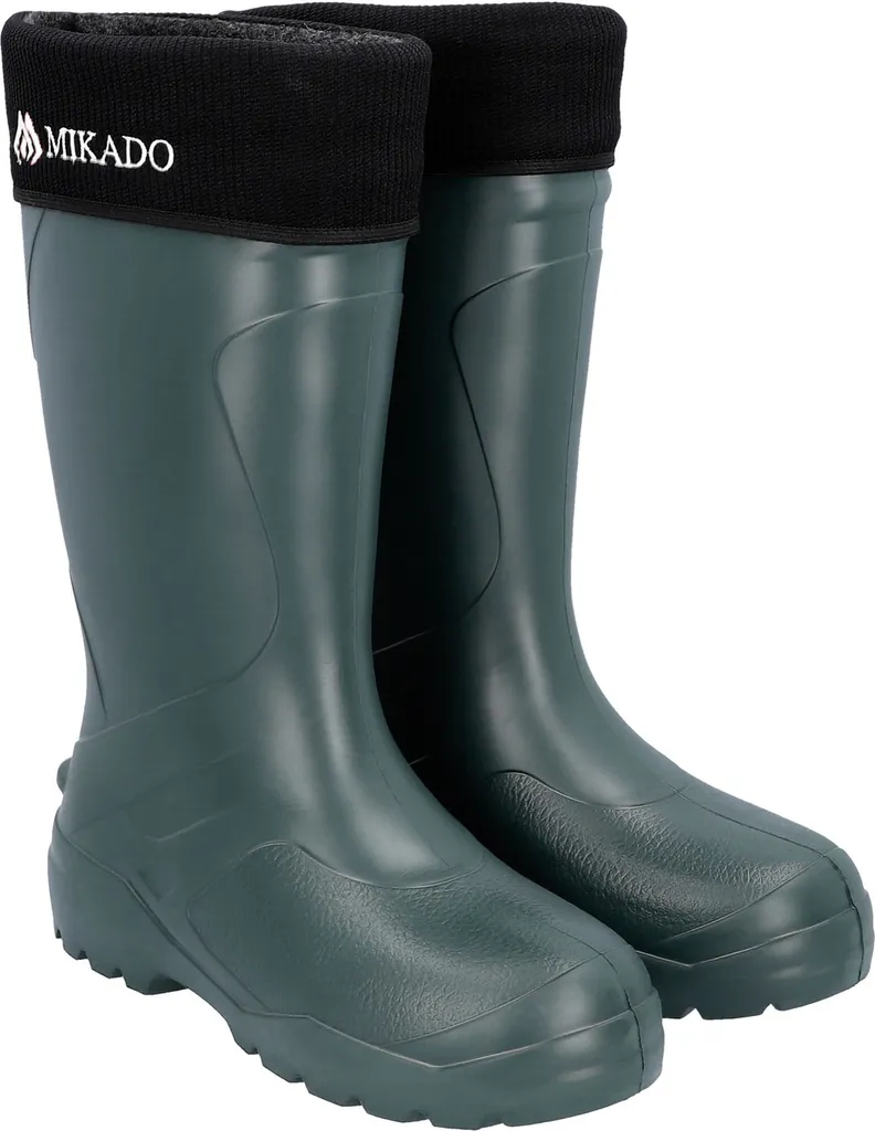 Bottes en caoutchouc Mikado Vertes Taille 43 - Bottes de Pluie Homme