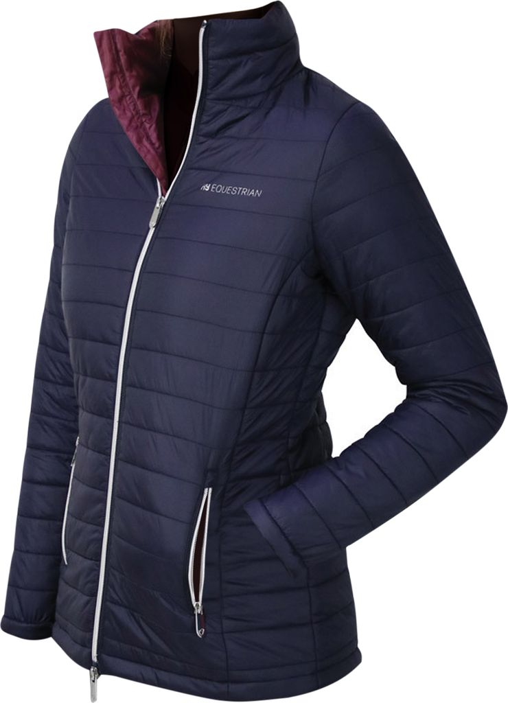 Hy - "Synergy" Steppjacke für Damen BZ4234 (XL) (Marineblau/Feige)