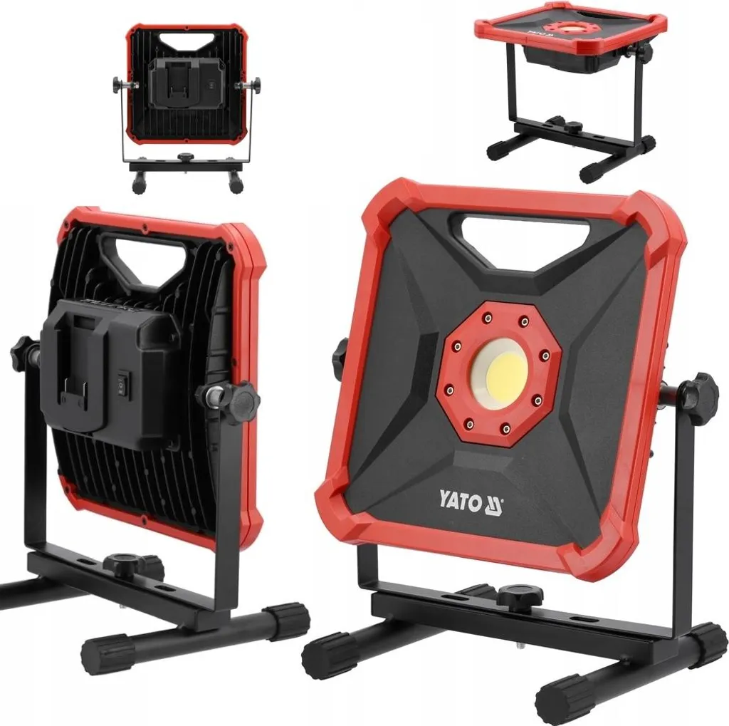Projecteur LED 18V de chantier portable 5000 Lm pour travaux intérieur