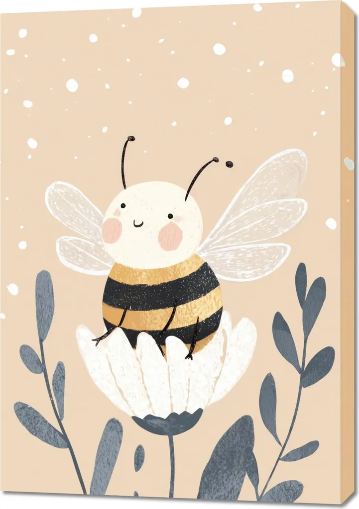 Wall Art Ape 70x100 per Cameretta | Quadro Design Contemporaneo Bambini