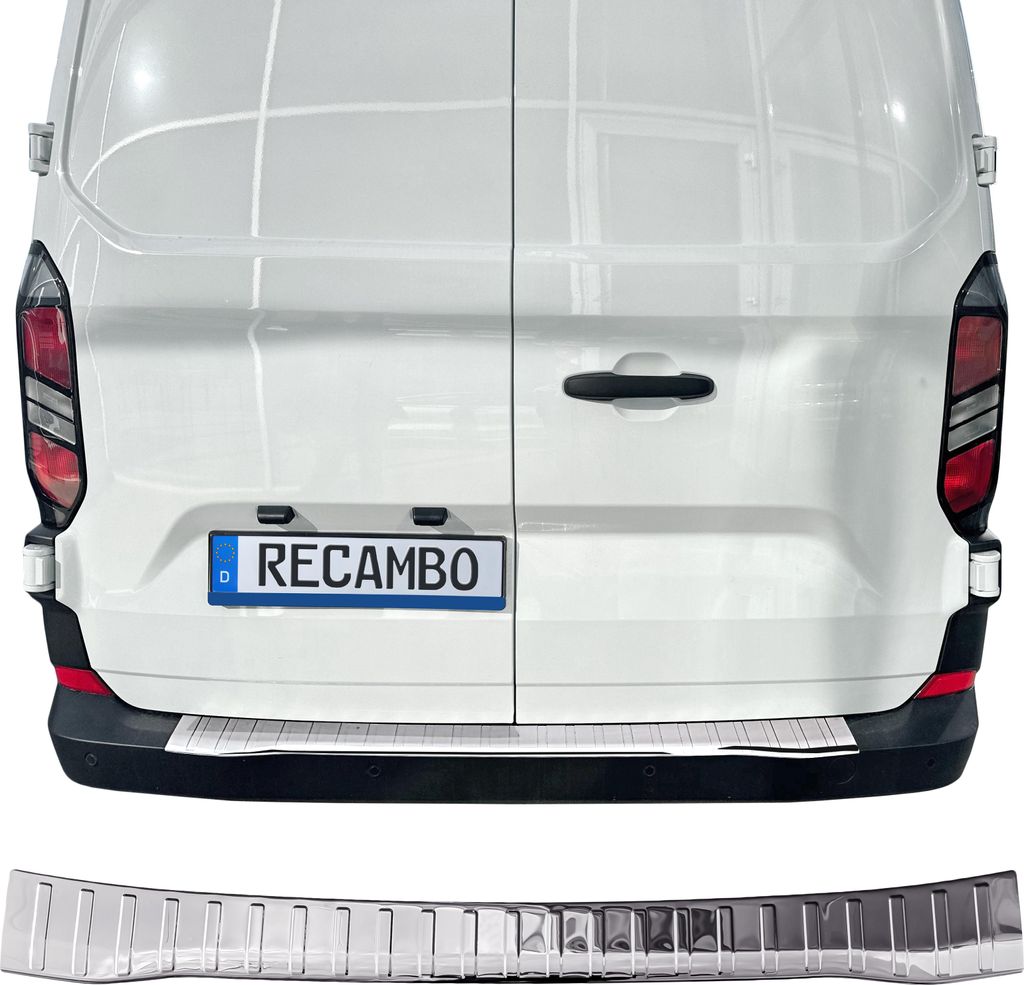 Ladekantenschutz Edelstahl chrom passend für Ford Tourneo Custom | BJ ab 2023>