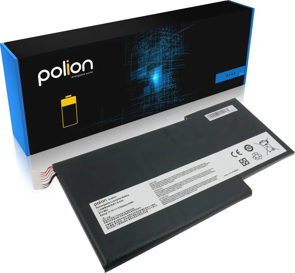 Batteria Laptop MSI BTY-M6J POLION 5700mAh per Professionisti WS63
