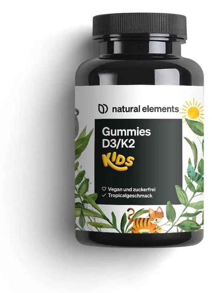 Gummibeertjes D3/K2 voor kinderen - 120 stuks, voor 2 Productafbeelding 