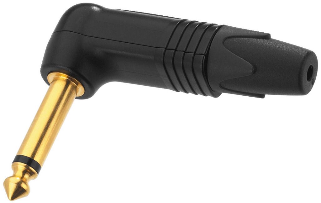 Neutrik, Audio-Klinkenstecker 6.35mm gewinkelt, Metall, Produktbild 