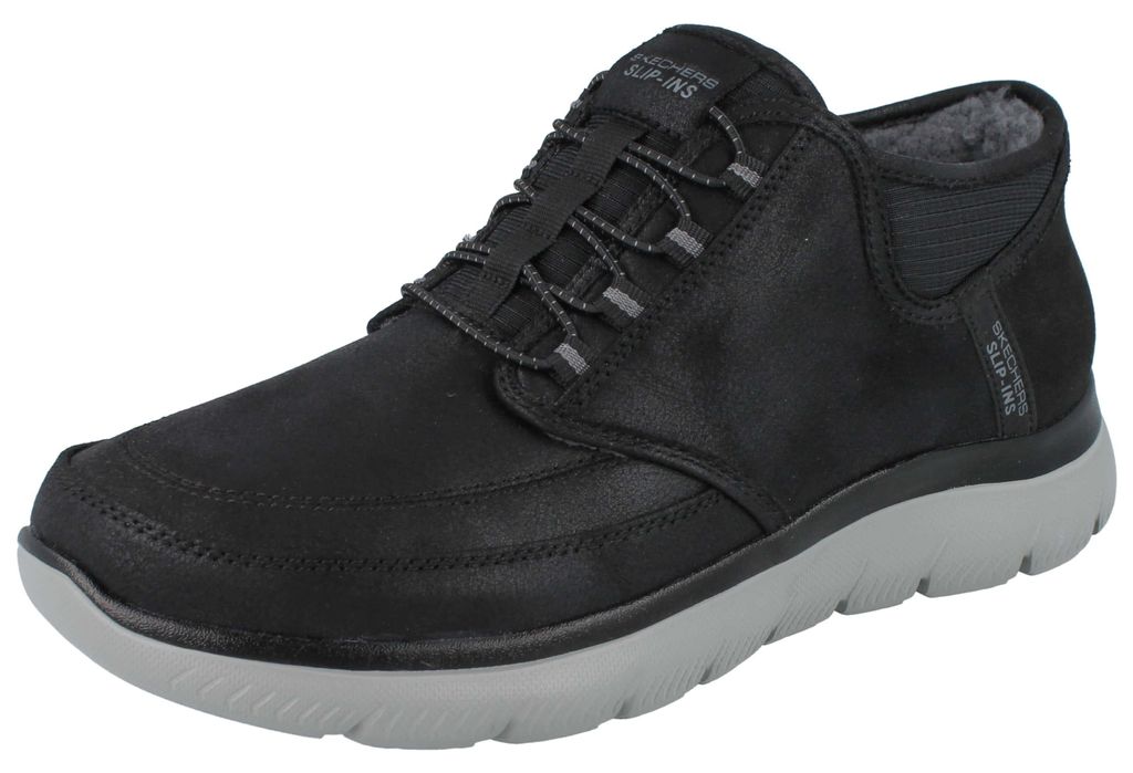 SKECHERS Slip-ins Herren Stiefelette Warmfutter schwarz Produktbild 
