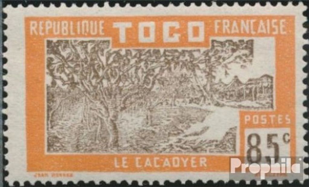 Briefmarken Togo 1924 Mi 81 postfrisch Landwirtschaft