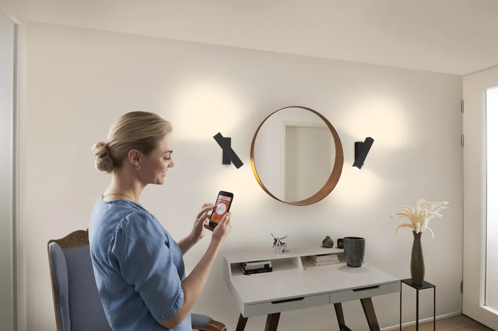 Applique Murale Décorative LED WiFi avec Température de Couleur Variable