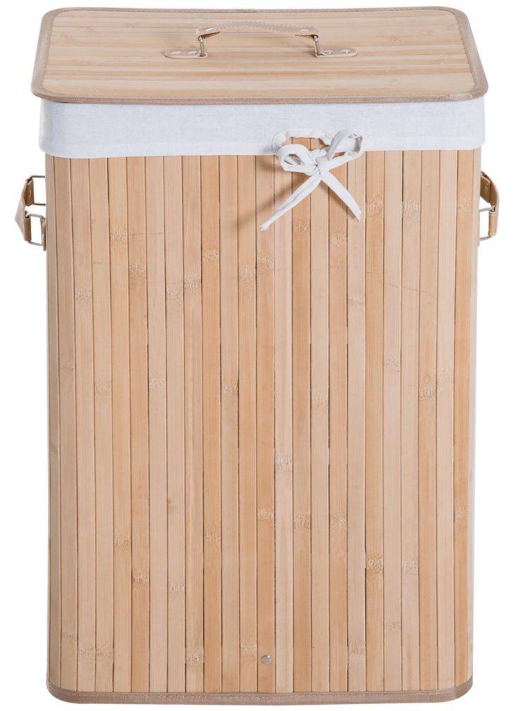 HOMCOM Wäschekorb Wäschetruhe Wäschebox Wäschesammler Produktbild 