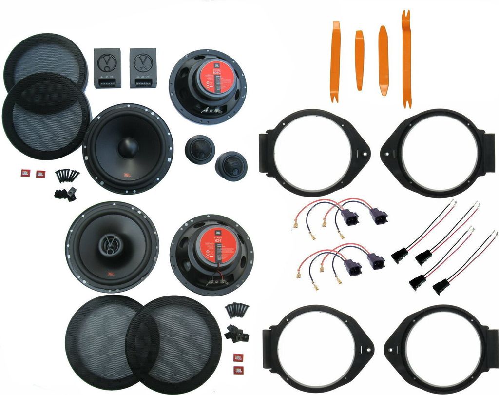 JBL Lautsprecher Set Tür vorne hinten für Opel Meriva B Bj 10-17 Bügel 510 W