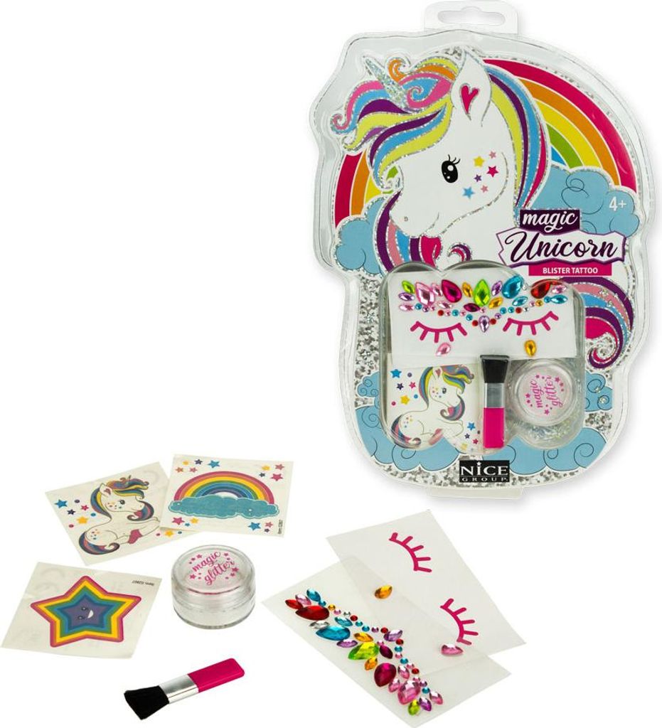 Glitzer-Tattoos Einhorn – Nice Group