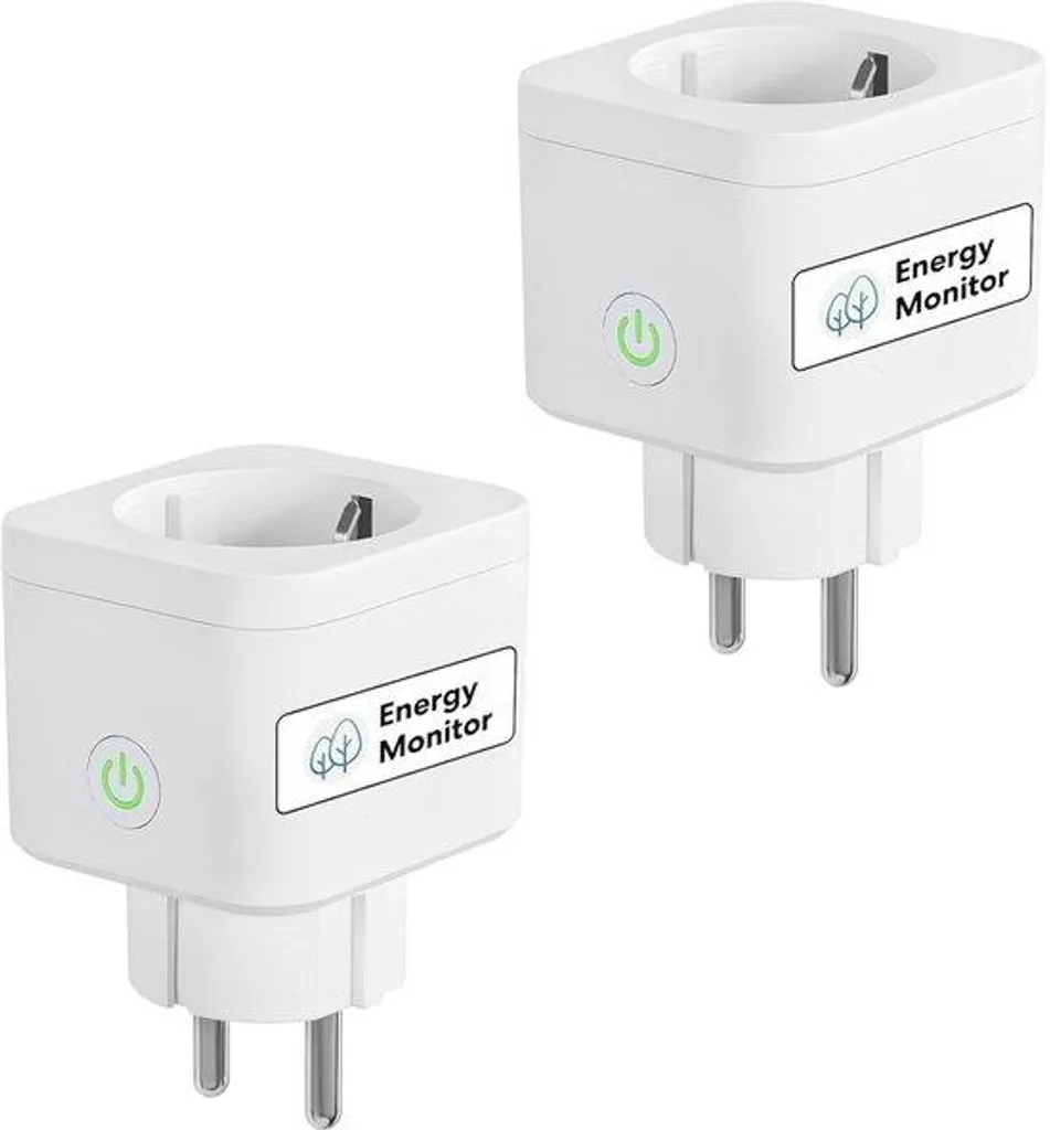 Prise connectée Wi-Fi lot de 2 compatible Alexa et Google Assistant