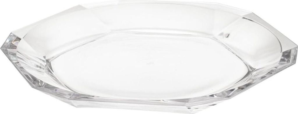 Pasabahce Crystallin Reflection Servierplatte aus hochwertigem Glas - ø30 cm