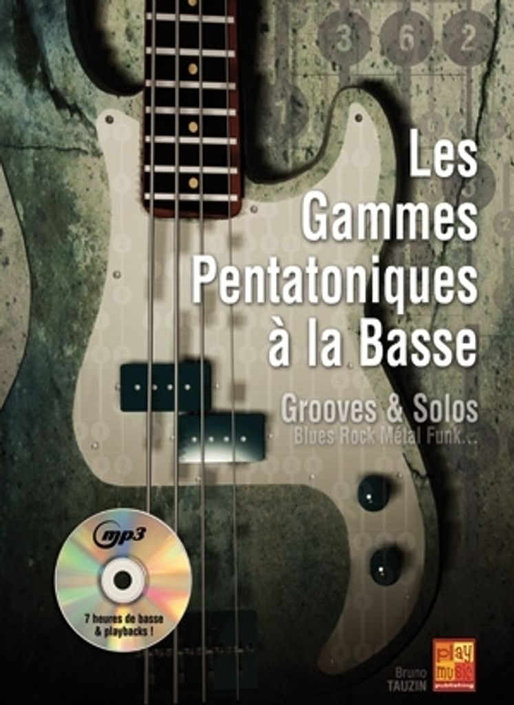 Les Gammes Pentatoniques à la Basse (+CD) für E-Bass/Tabulatur