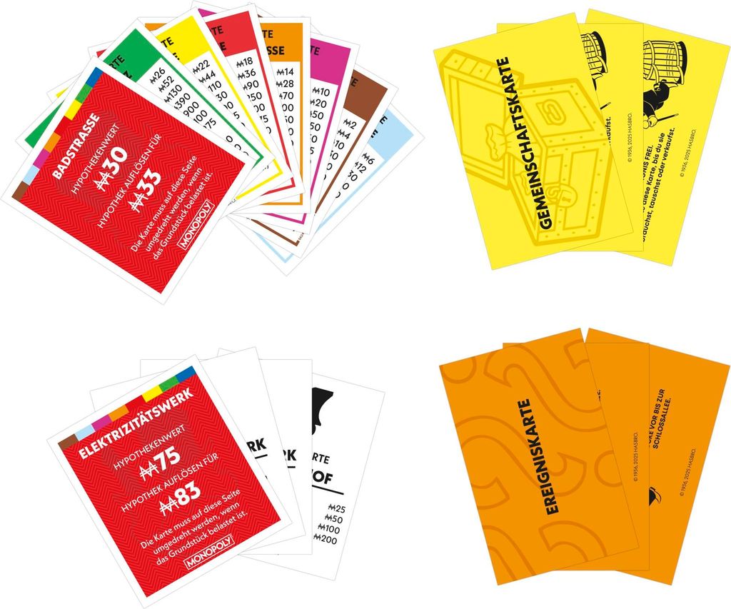 Monopoly Basisspiel mit Aufbewahrung und größeren Figuren, Produktbild 