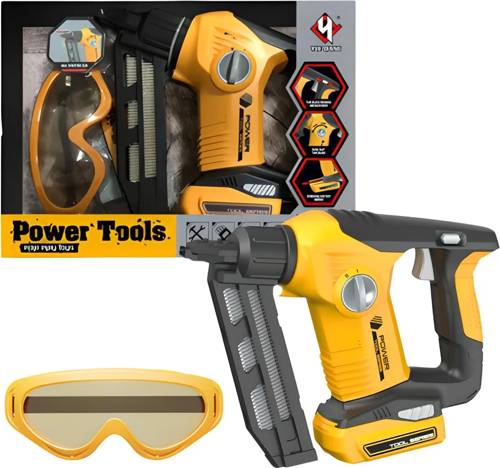 Pistolet à ongles sécurisé pour enfants avec protection oculaire Google