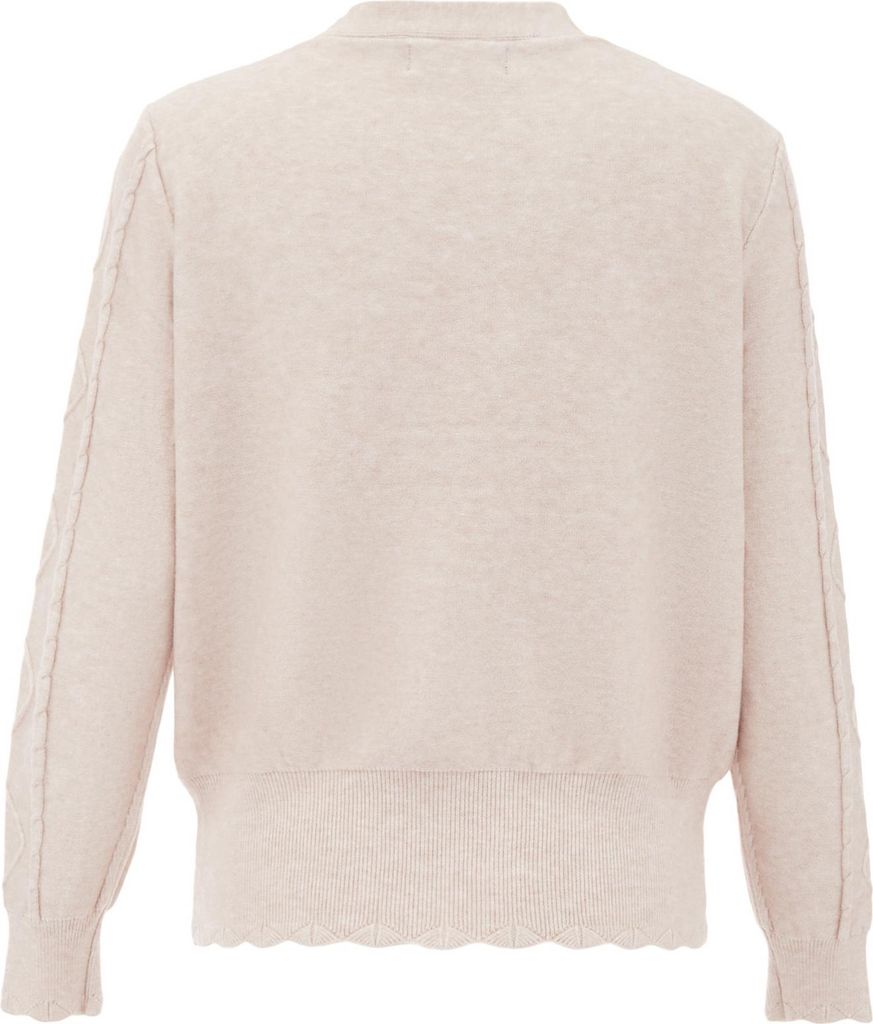 carato damen strickjacke - beige, XS/S