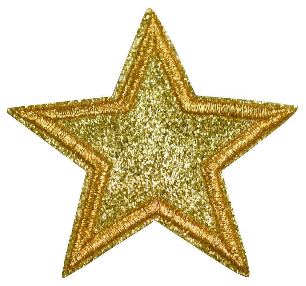 3 Stern-Aufbügler gold
