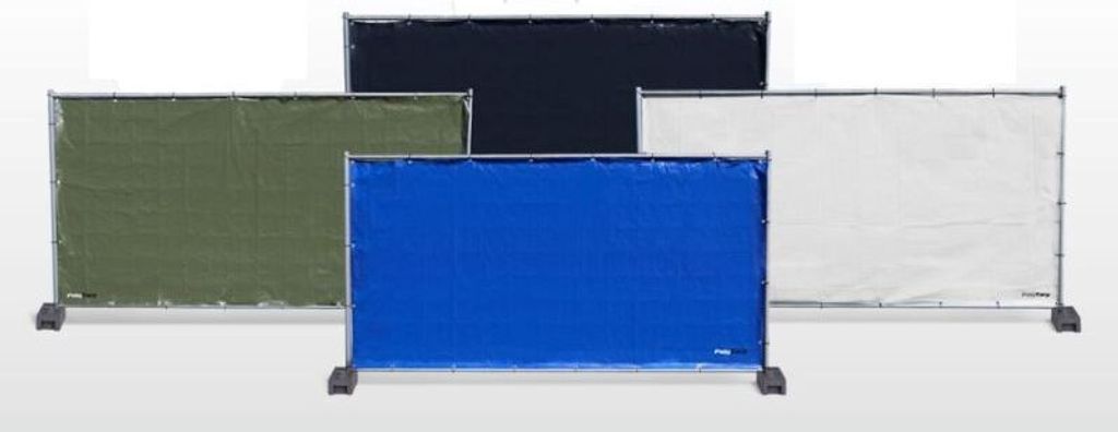 Miko Bauzaunplane - Sichtschutzplane 1,76 x 3,41 m grün