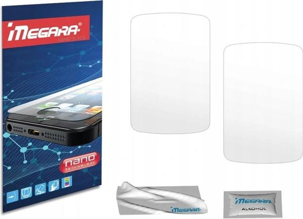 Garmin Edge 530 NANO GLASS Displayschutz 2 Stück - Megara Hybridschutz