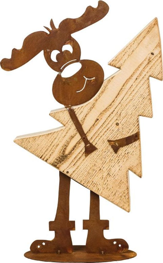 Badeko Elch Max 45 x 37 x 5 cm rostbraun