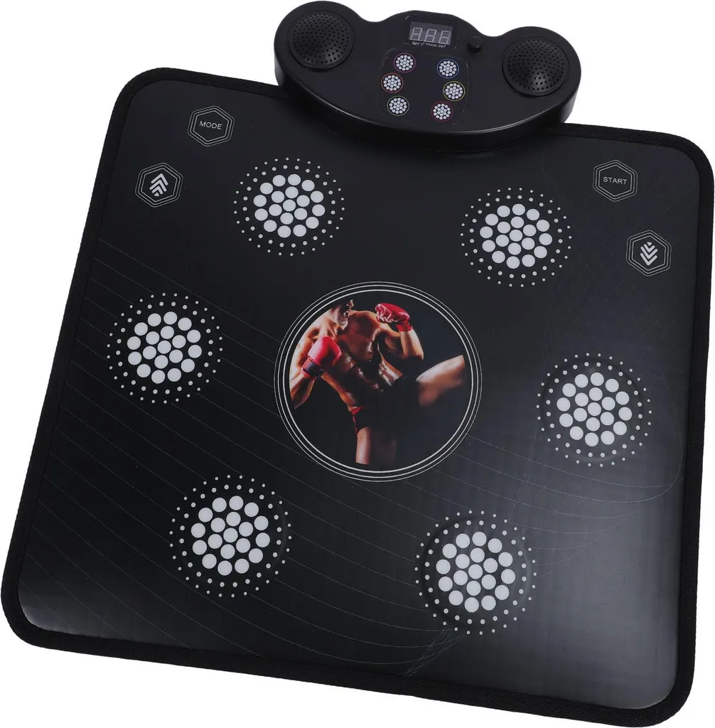 Machine de Boxe Murale Électronique avec Tapis de Danse Interactif