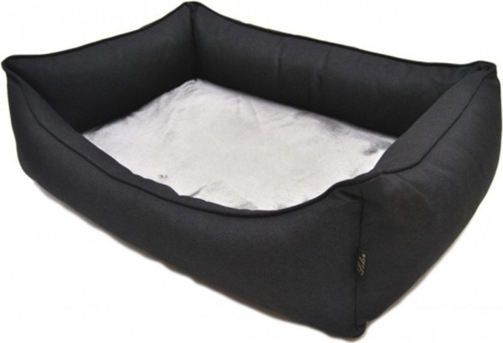 Lebon Hundebett Noah PLUS - Schwarz - 120 x 90 cm Produktbild 