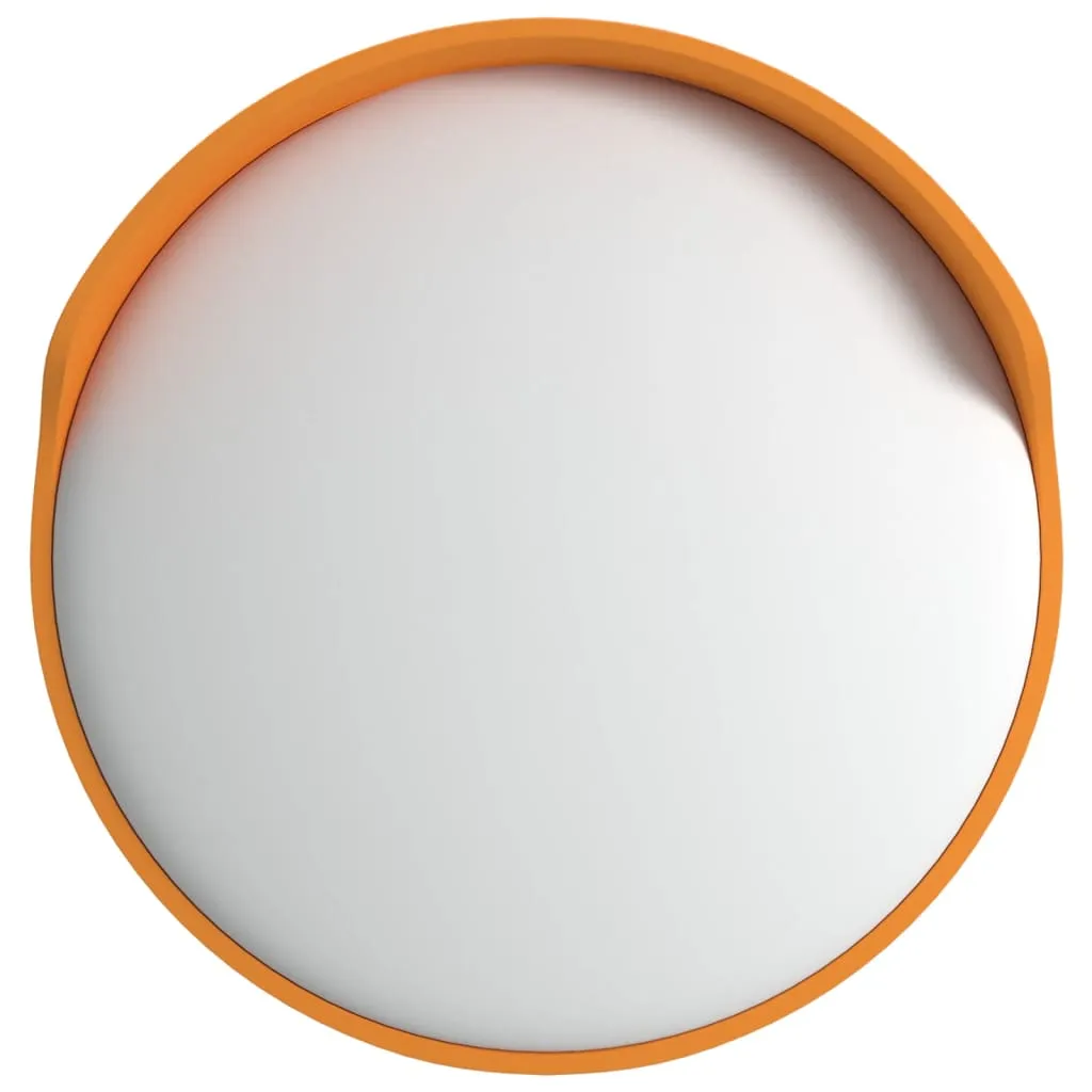 vidaXL Miroir de Circulation Convexe Orange Ø30 cm en Polycarbonate - 3