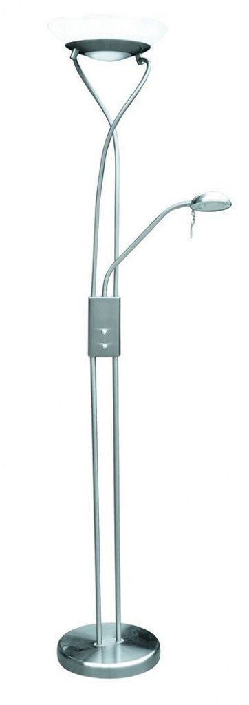 Rabalux 4077 Stehlampe Gamma, R7s-G9, 230W, 2700K, 4970lm, silber, rund, warmweiß, Standard, dimmbar
