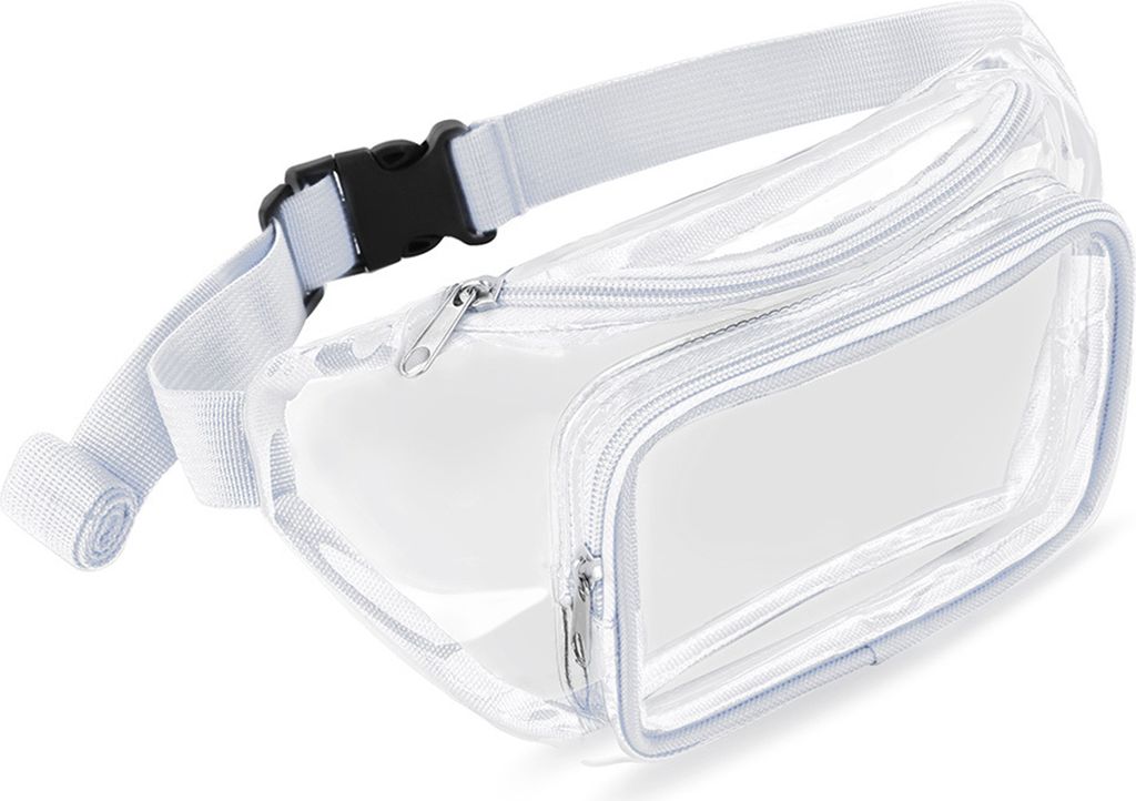 Transparente Gürteltasche mit verstellbarem Gurt, großes Fassungsvermögen, wasserdicht, mit Schnellverschluss, durchsichtige Hüfttasche für M...