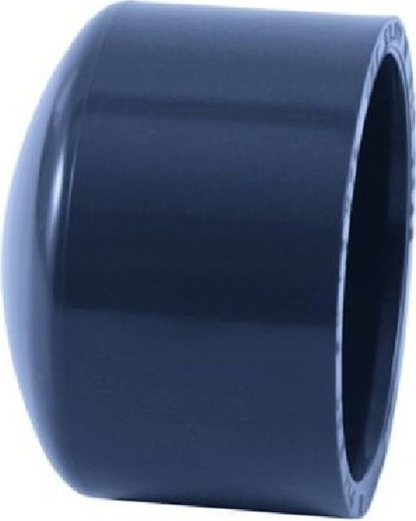 Cepex PVC Rohr Klebeendkappe 75 mm PN16