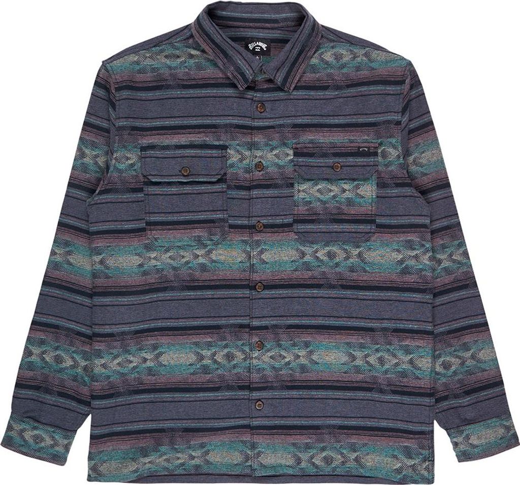 Billabong Offshore Jacquard Flannel Ombre Blue M