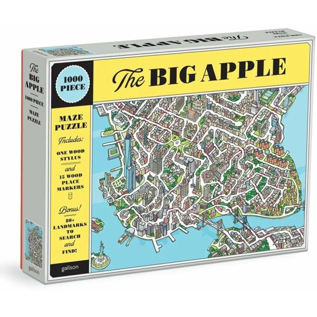 Casse-tête 1000 pcs New York 2in1 Galison - Pour se Relaxer
