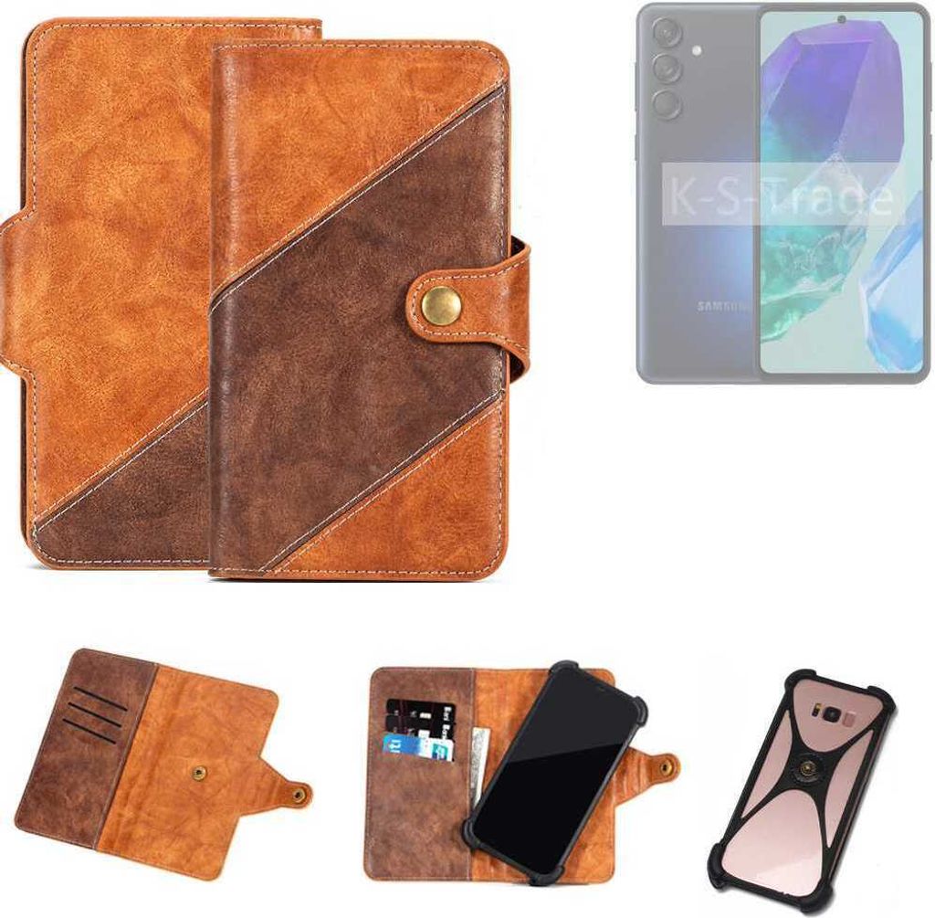K-S-Trade Handyhülle Schutzhülle Bookstyle Case Wallet-Case Produktbild 