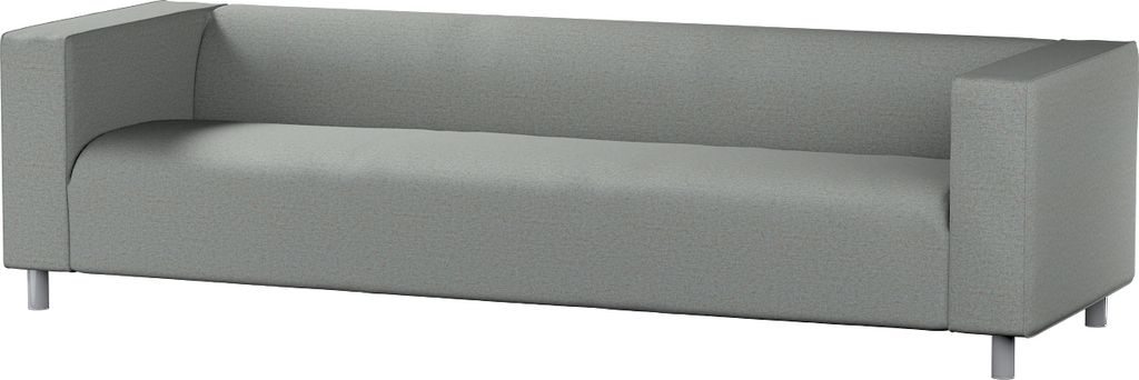 Dekoria Bezug für Klippan 4-Sitzer Sofa, blau, Bezug für Klippan 4-Sitzer