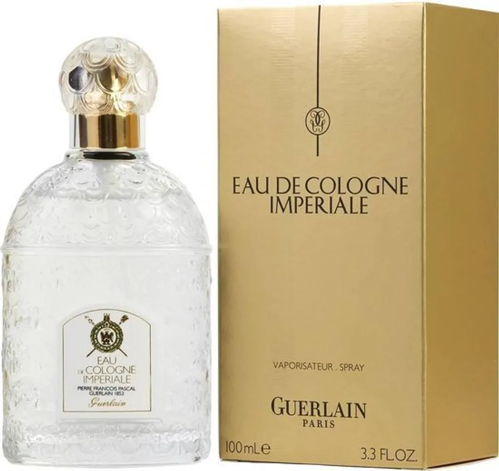 Eau de Cologne Impériale Guerlain 100 ml, parfum hespéridé authentique