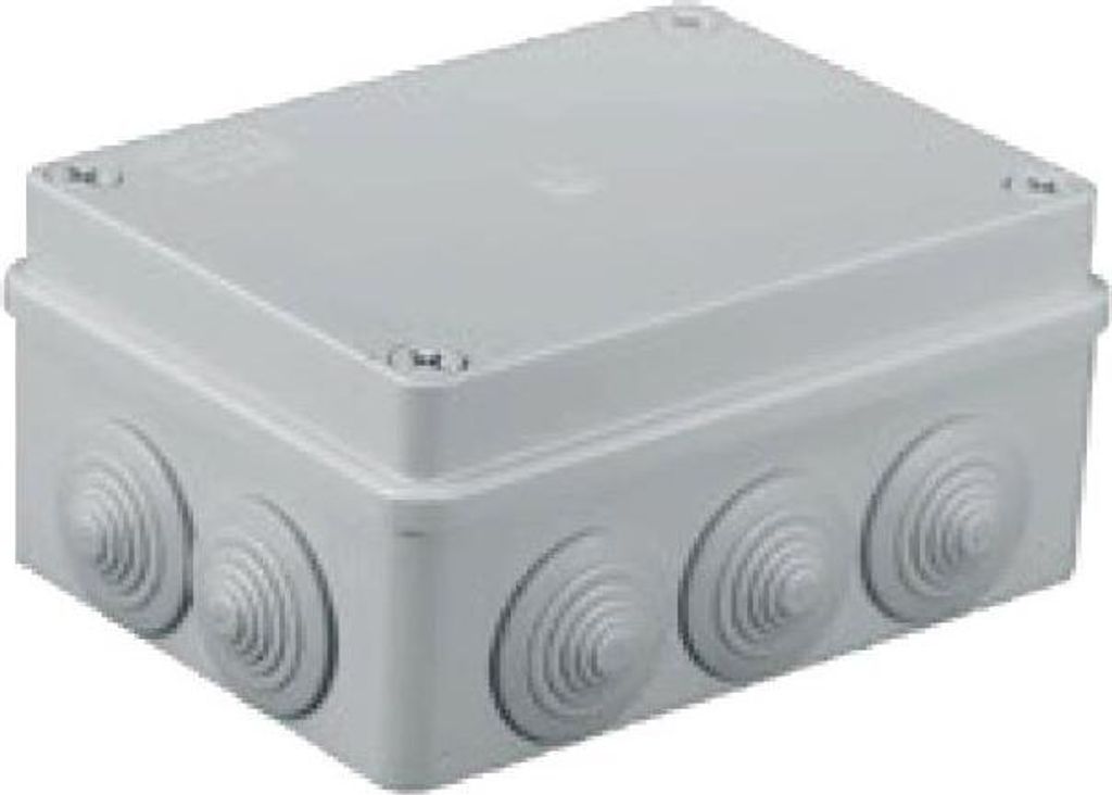 Aufputz Anschlussdose 155x115x75 Hermetisch IP65 Abzweigdose, Verteilerkasten