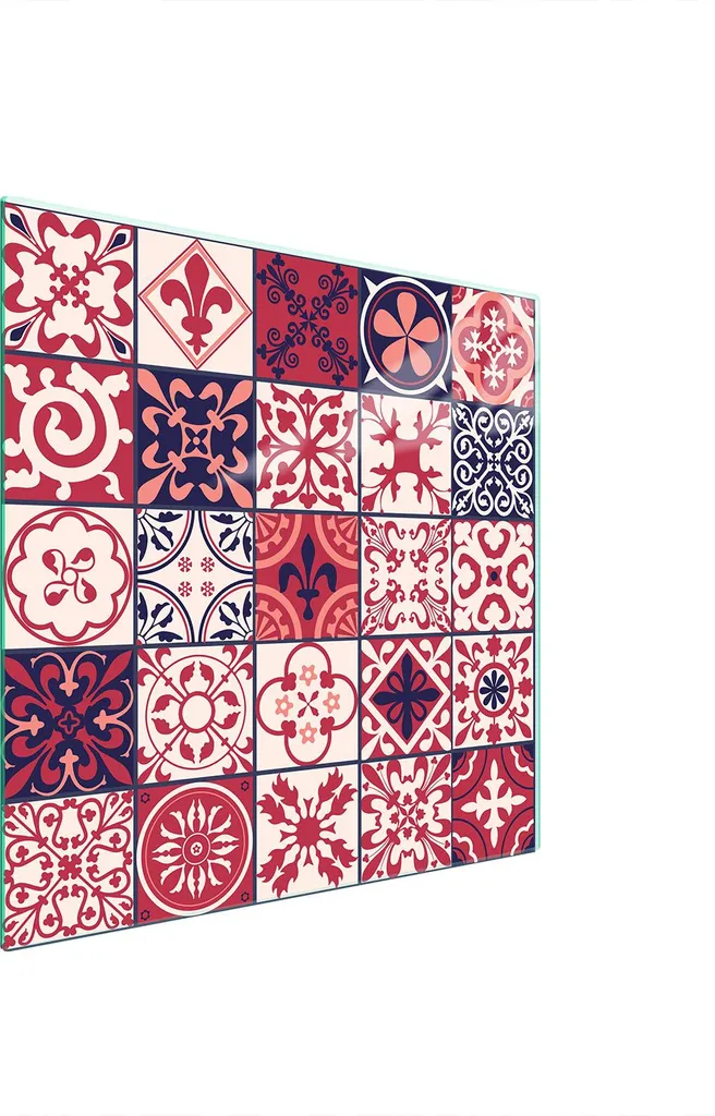 Copri piano cottura 50x52 Mosaico Vetro Temperato - Protezione Totale