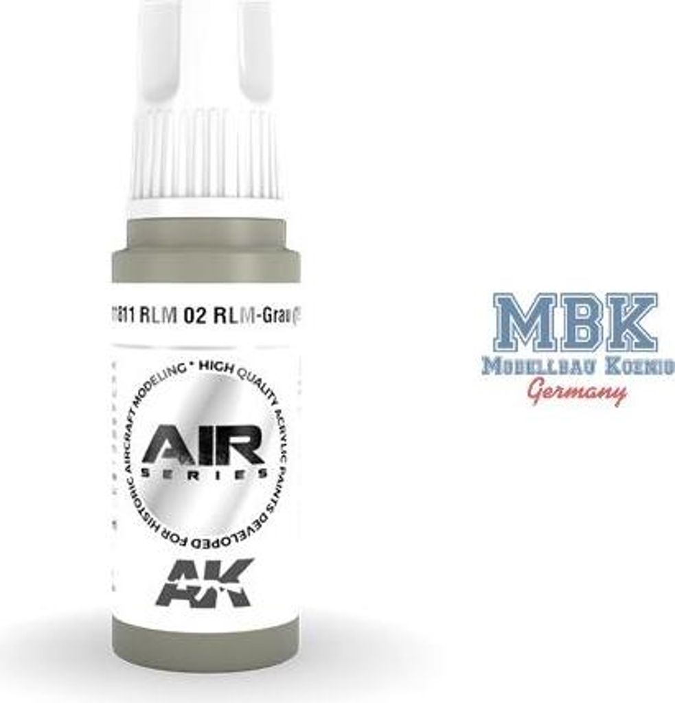 AK Interactive AK11811 - RLM 02 RLM-Grau (1938) 17ml - Neu