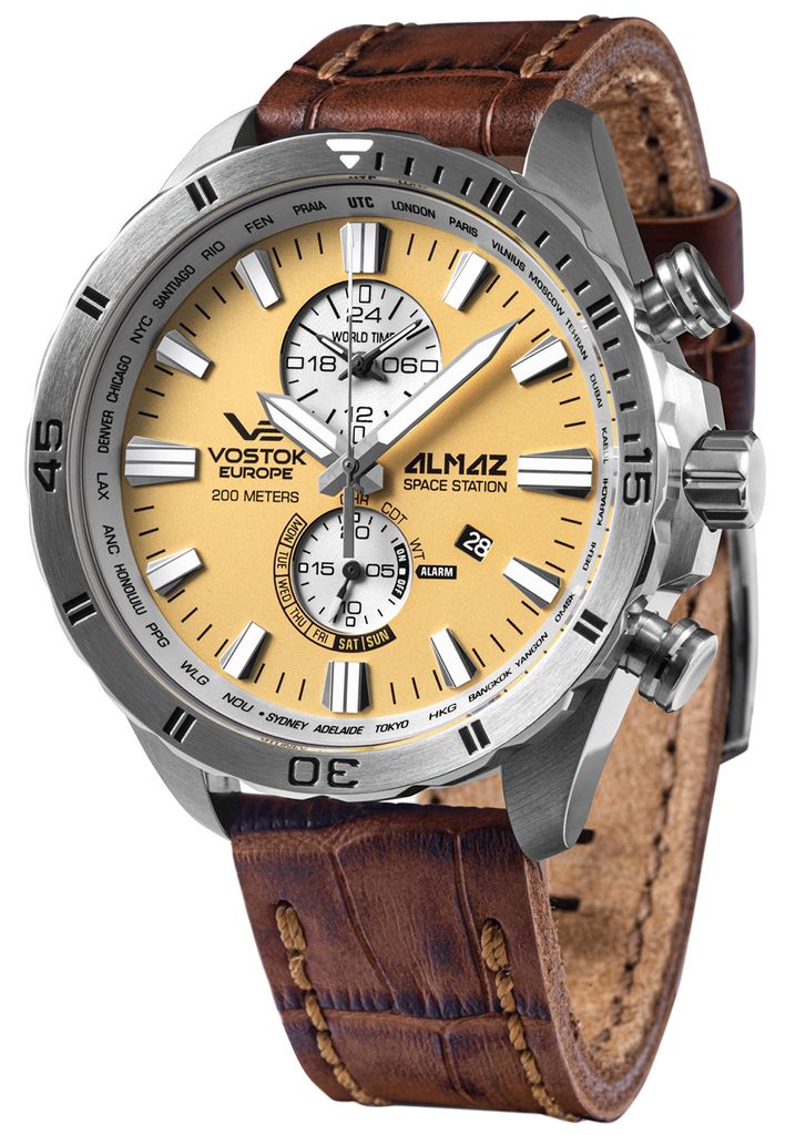 Pánske hodinky Vostok Europe YM8J-320A655 hnedé Obrázok produktu 