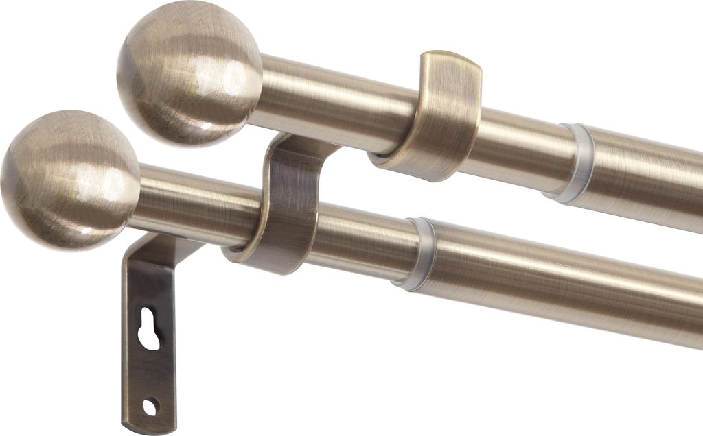 Mardom Home | Gardinenstange - Kugel - Messingfarbe - Produktbild 